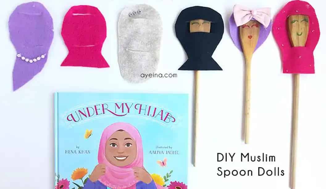 DIY Muslim Spoon Dolls